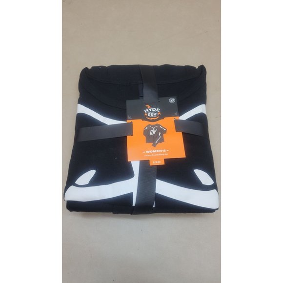Women's Plus Size Halloween Skeletons Matching Family Pajama Set - Hyde & EEK! B - Picture 3 of 6